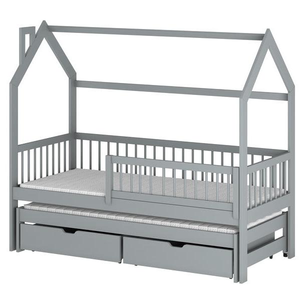 Uckfield Wooden Single Bed Papi With Trundle