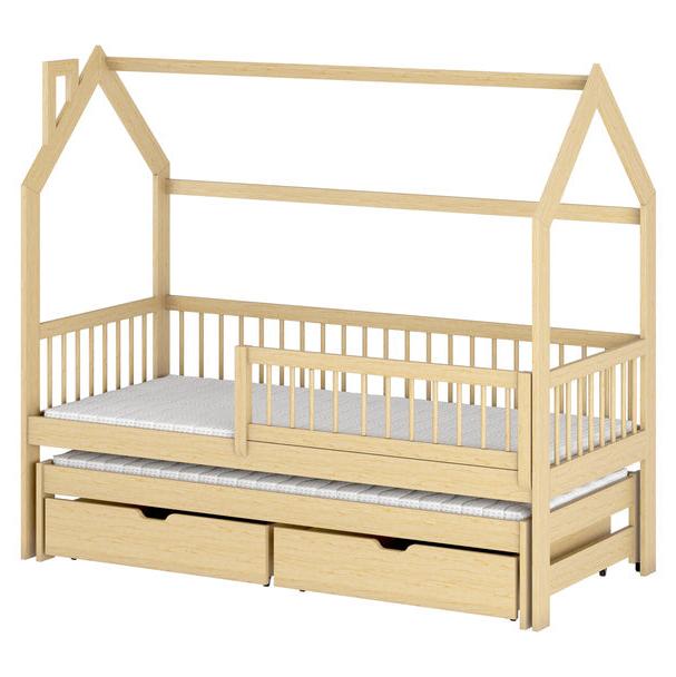 Uckfield Wooden Single Bed Papi With Trundle