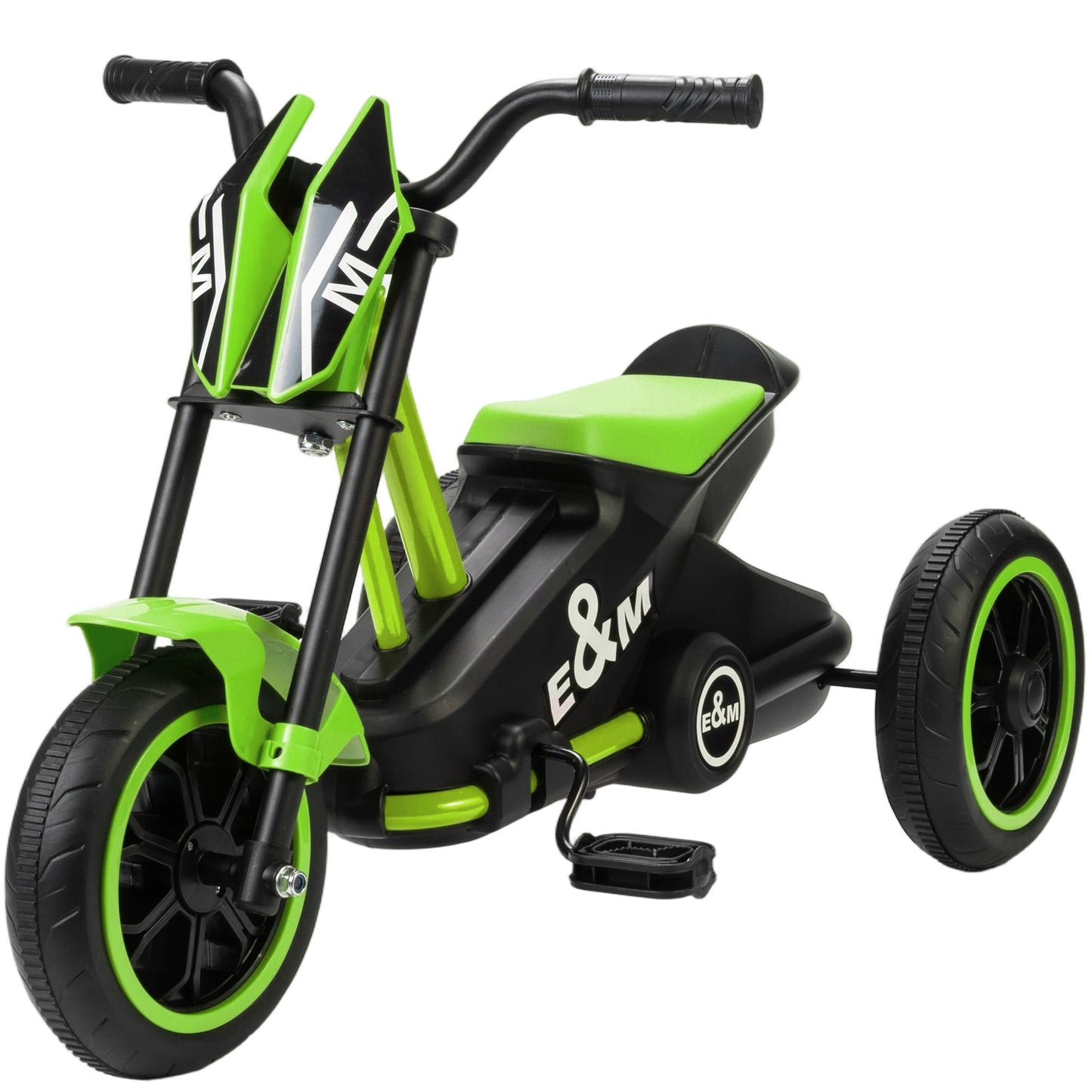 AIYAPLAY Kids Tricycle Baby Trike, Kids Trike with Pedal, 3 Wheel Toddler Balance Bike for Indoor Outdoor Use, Green