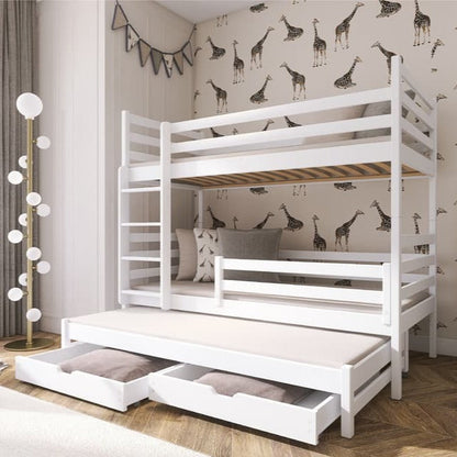 Luke Bunk Bed with Trundle and Storage