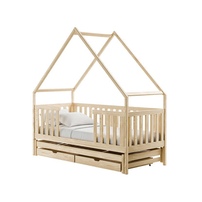 Wooden Single Bed Magic With Trundle