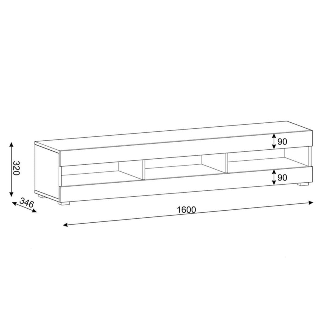 Mantra TV Cabinet 160cm