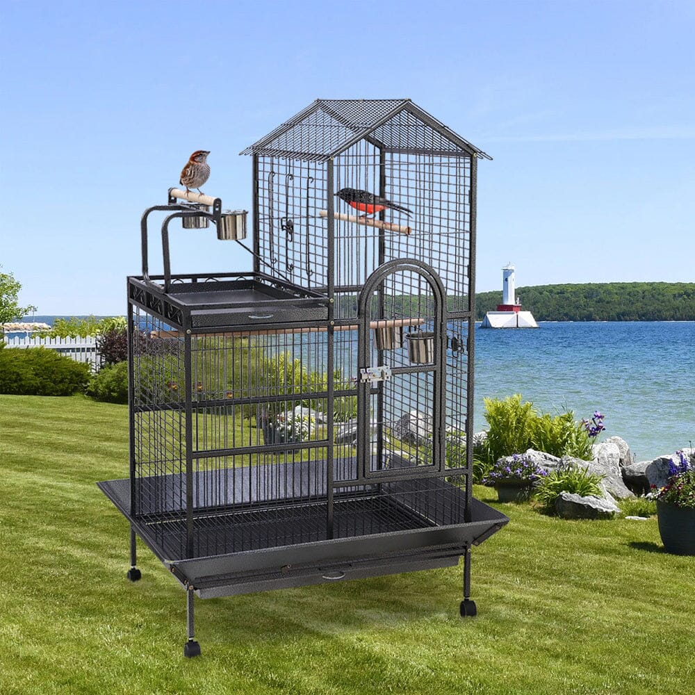 European-Style Luxury Large Metal Wire Bird Cage