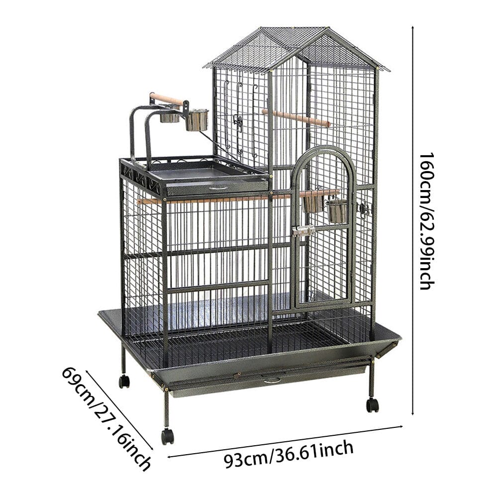 European-Style Luxury Large Metal Wire Bird Cage