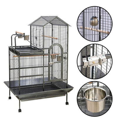 European-Style Luxury Large Metal Wire Bird Cage