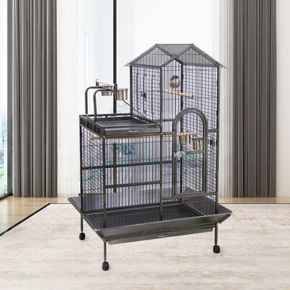 European-Style Luxury Large Metal Wire Bird Cage