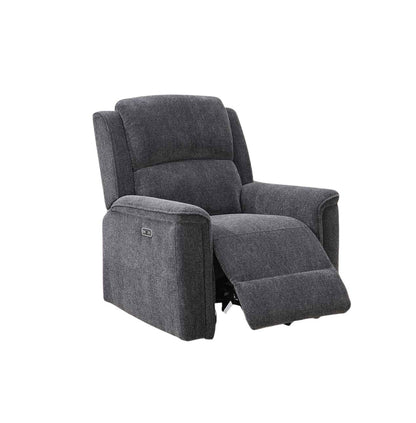 Ashmoor 3 Seater Sofa Dark Grey (Power Recliner)