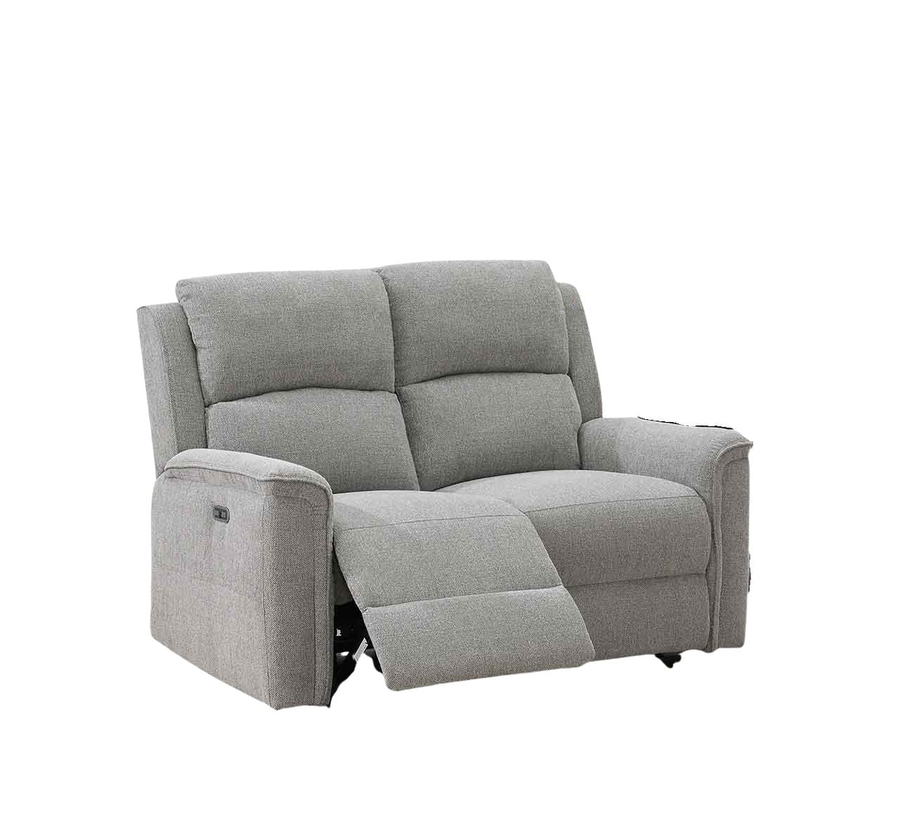 Ashmoor 3 Seater Sofa Light Grey (Power Recliner)