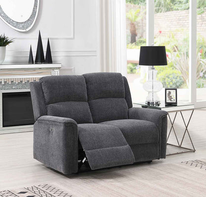 Ashmoor 3 Seater Sofa Dark Grey (Power Recliner)