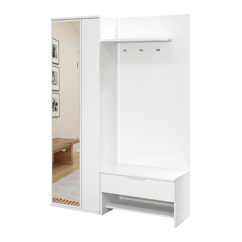 Hallway Unit ROCHESTER White
