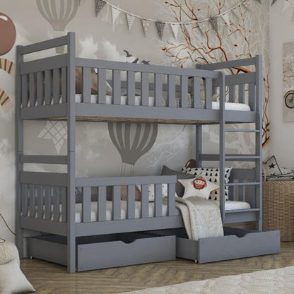 Salisbury Wooden Bunk Bed Monika with Storage