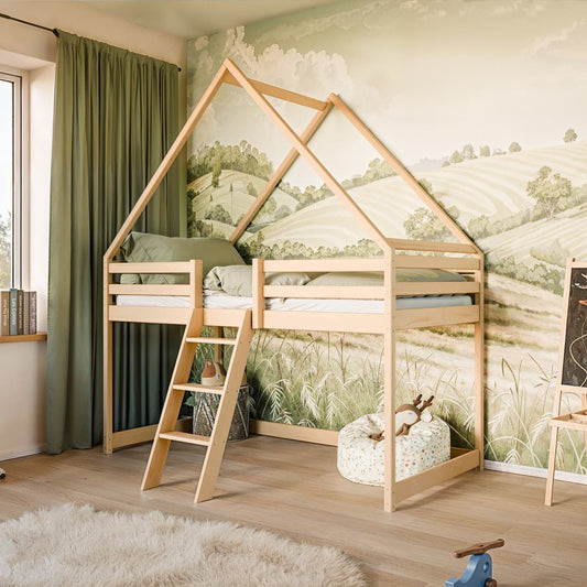 Nottingham Moon Wooden Loft Bed
