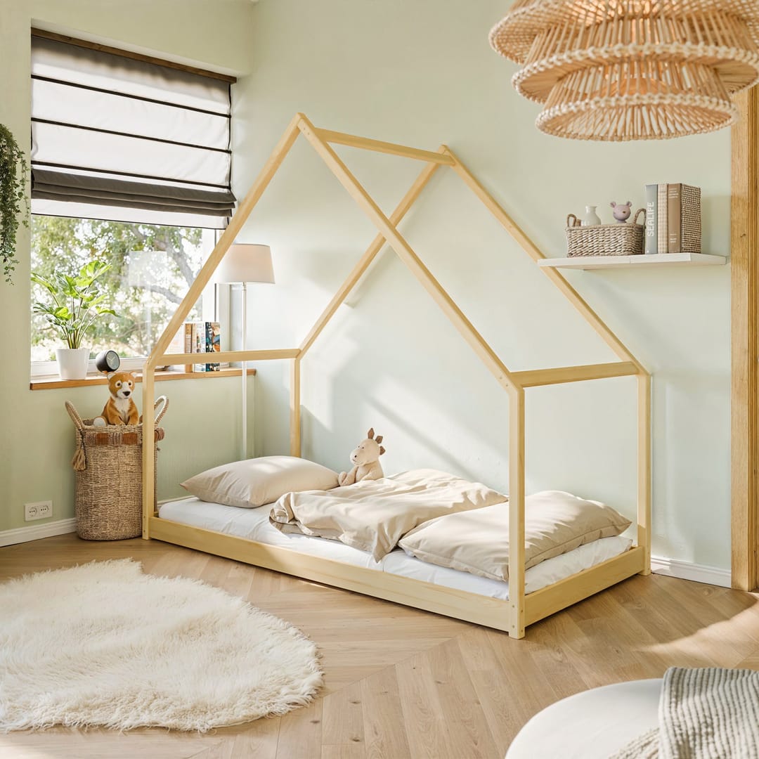 Malvern Wooden Single House Bed Moris