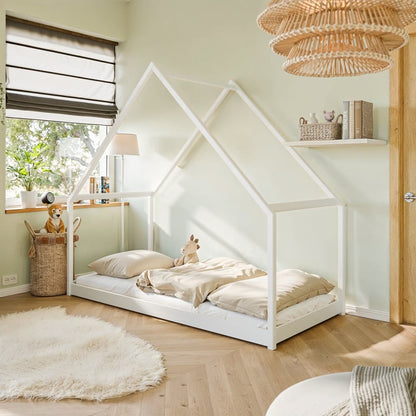 Oxfordshire Wooden Single House Bed Morris