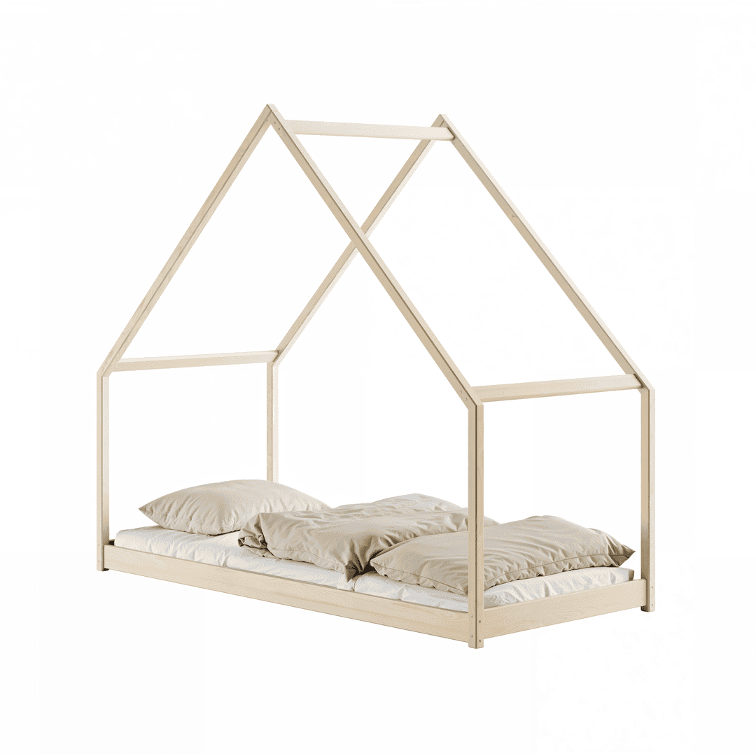 Oxfordshire Wooden Single House Bed Morris