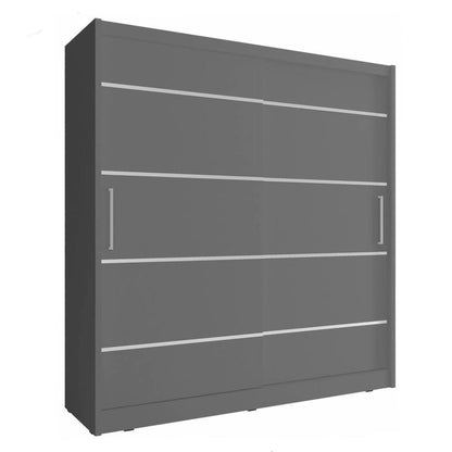 Maja Alu Sliding Door Wardrobe 200cm