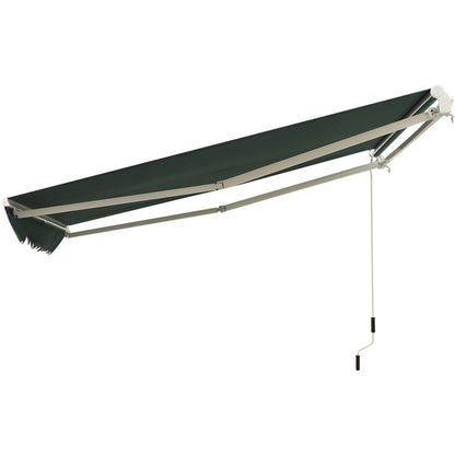 3.5x2.5 M Manual Retractable Awning - Green