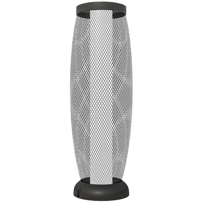 Lampa ogrodowa Outsunny Solar, 71,5 cm wysokości, metalowa lampa podłogowa, automatyczne włączanie/wyłączanie, lampa ogrodowa LED Solar z kloszem z metalowego drutu, IP44 do użytku na zewnątrz, na ganku, ścieżce, tarasie, w kolorze czarnym