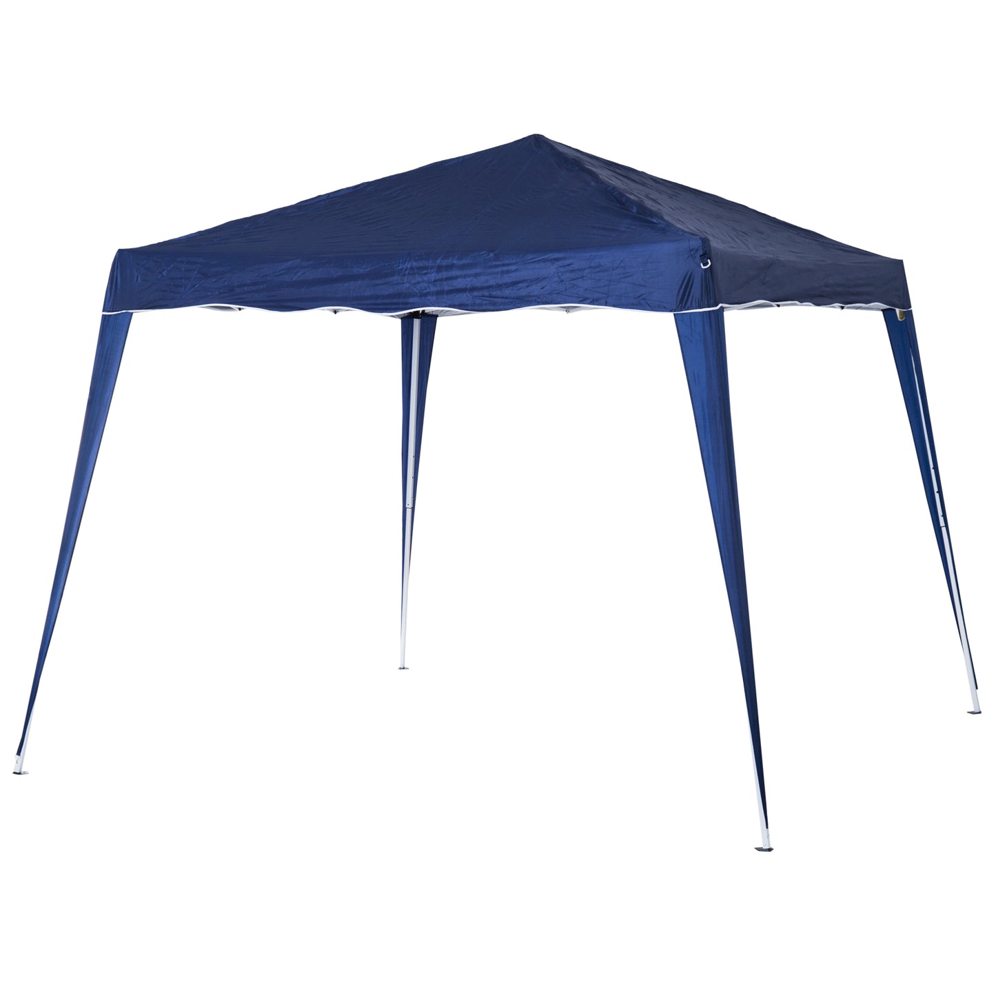 Outsunny 3 m x 3 m podstawa / 2,5 m x 2,5 m góra rozkładana altana z torbą transportową, namiot imprezowy z regulowaną wysokością i ukośnymi nogami, natychmiastowe schronienie na imprezy do ogrodu i na patio