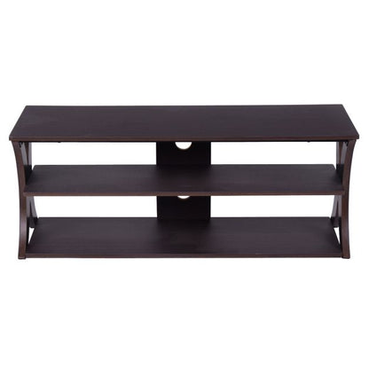 3-Tier TV Stand Storage Console with Storage Shelves