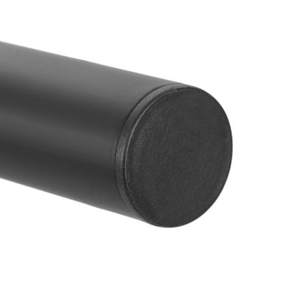 Metal Space-saving Loft Bed Frame with Full-length Safety Guardrail-Black