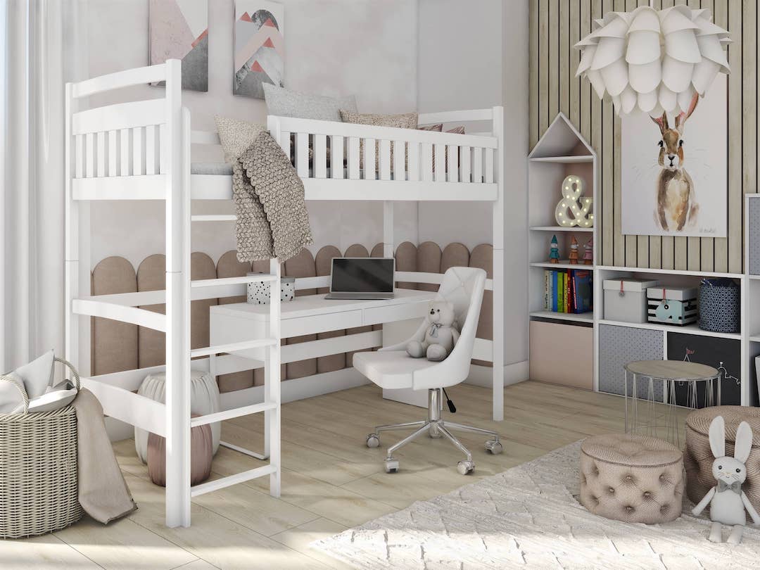 Mia Wooden Loft Bed