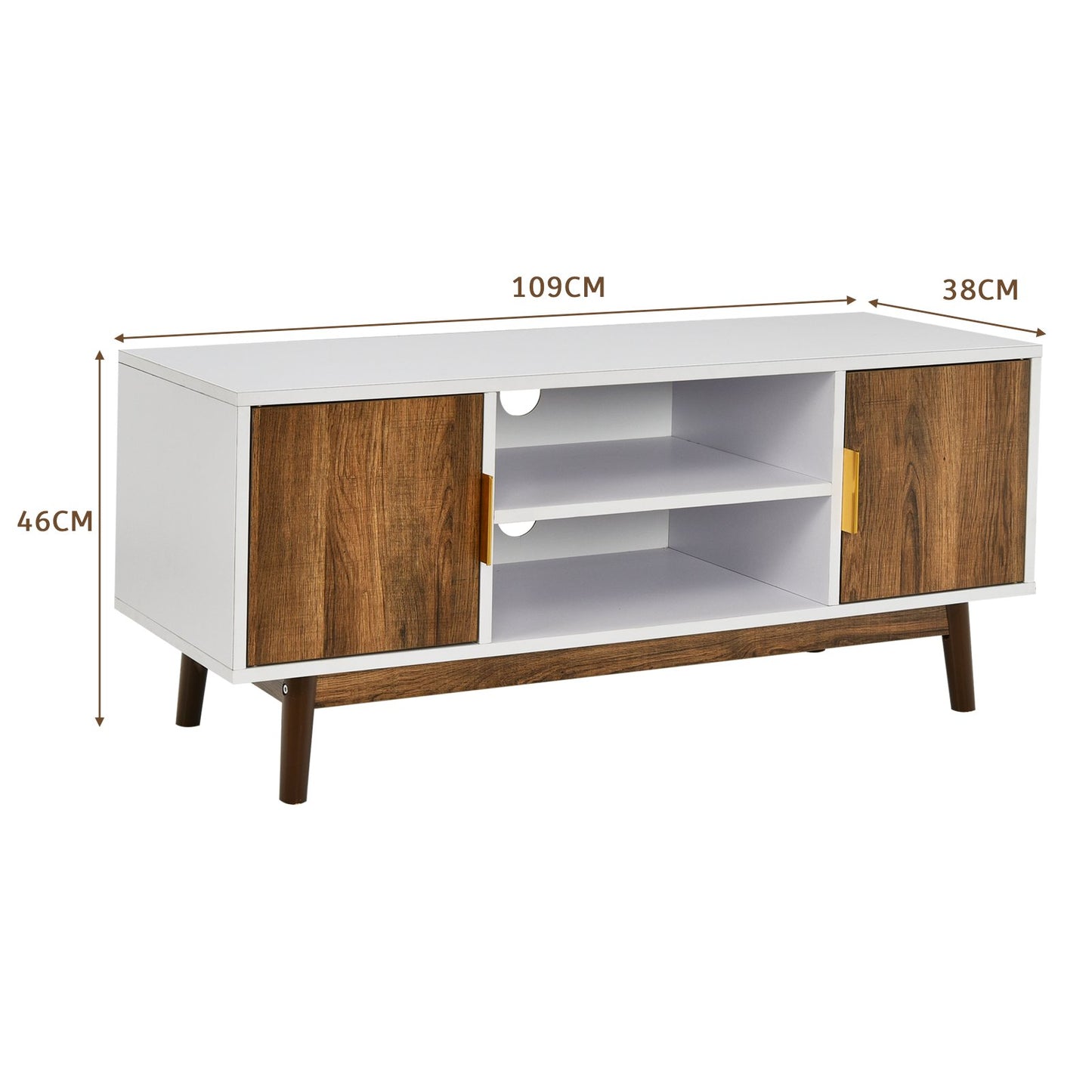 Mid-Century Modern Media Console for Living Room Bedroom