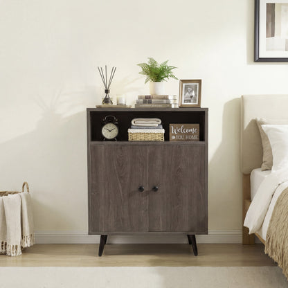 Modern Enclosure Cat Litter Box with Entry-Grey