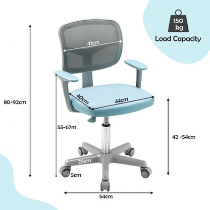 Multifunctional Student Desk and Height Adjustable Swivel Desk Chair