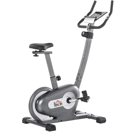 HOMCOM 10-Level Adjust Indoor Magnetic Exercise Bike Cardio Workout Bike Trainer