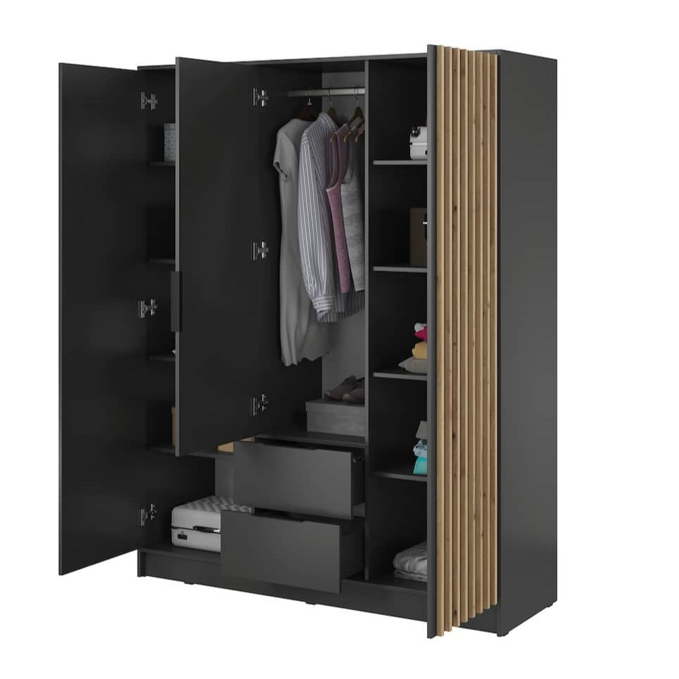 Nelly Hinged Door Wardrobe 155cm