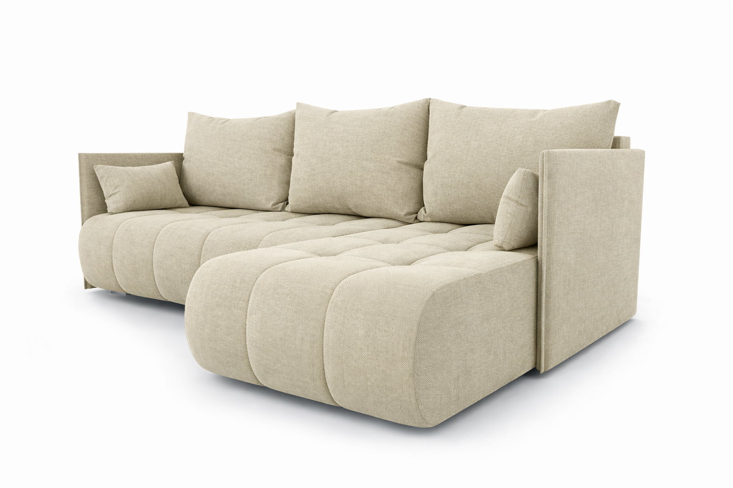Corner Sofa Bed NESSA Greige