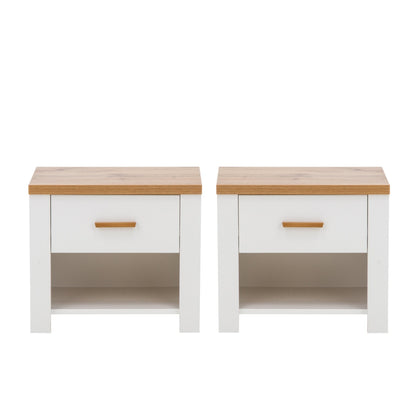 Nicea 23 Pair of Bedside Cabinets