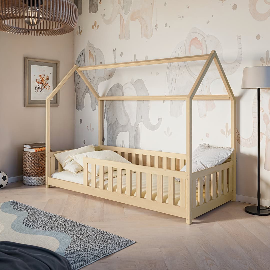 Bristol Wooden House Bed Noah [EU Single]