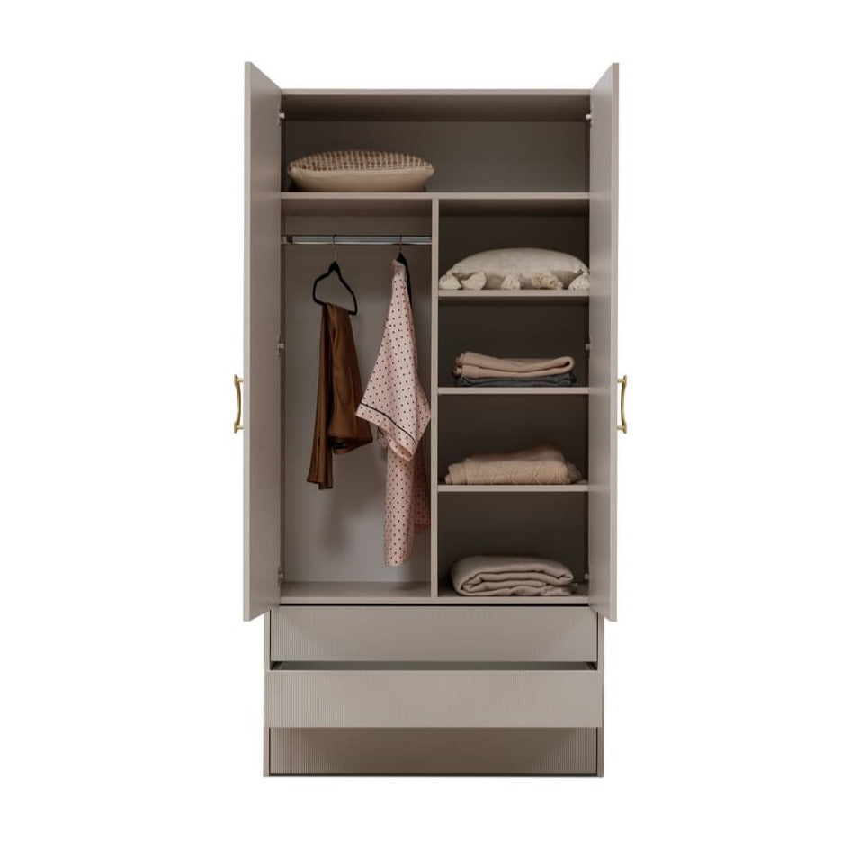 Nubo Hinged Door Wardrobe 100cm