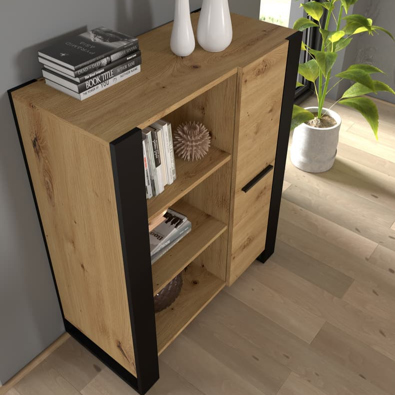 Nuka Highboard Cabinet 90cm