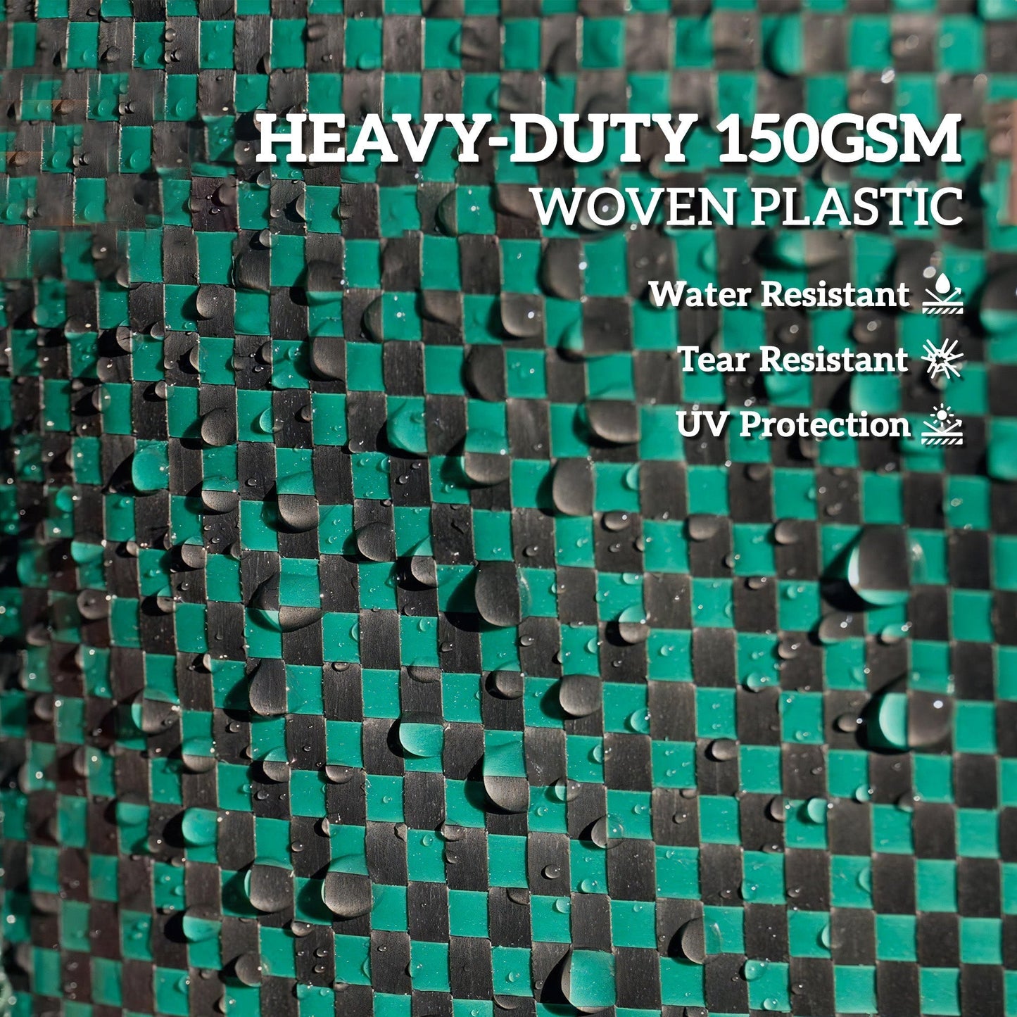 Outsunny Garden Waste Bags, 272L x 3 Heavy Duty Garden Bags, Foldable and Reusable Waste Sacks with Handles for Loading Leaf, Trash, Debris, Green