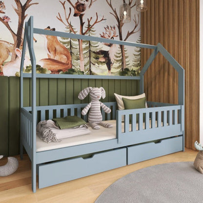 Sevenoaks Wooden Single Bed Natan With Storage