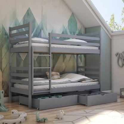 Preston Wooden Bunk Bed Nemo with Storage