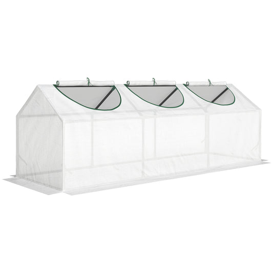 Outsunny Mini Greenhouse in White