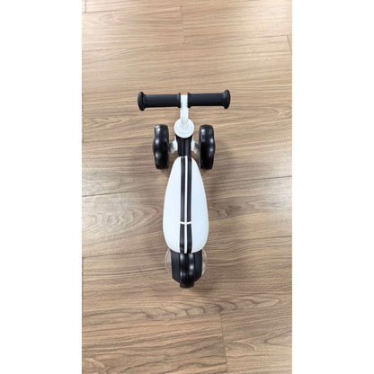 AIYAPLAY Balance Bike for Kids 1-2 Years, Toddler Bike with Adjustable Seat and Lighting Rear Wheels for Boys and Girls, Black