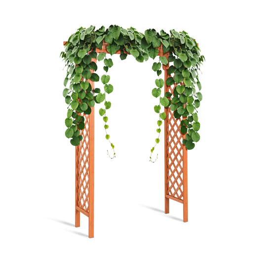 Wooden Garden Arch for Party Ceremony Wedding Backyard Lawn