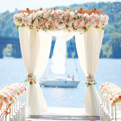 Wooden Garden Arch for Party Ceremony Wedding Backyard Lawn