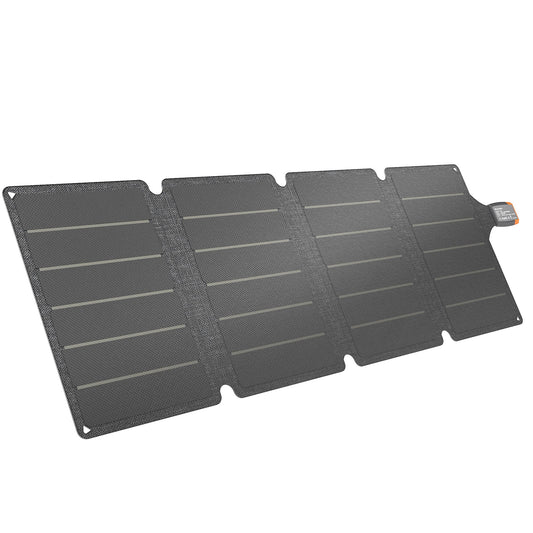 HOMCOM 36W Foldable Solar Panel, Portable Solar Charger Type-C to USB-A Charging Port, Power Supply for Outdoor