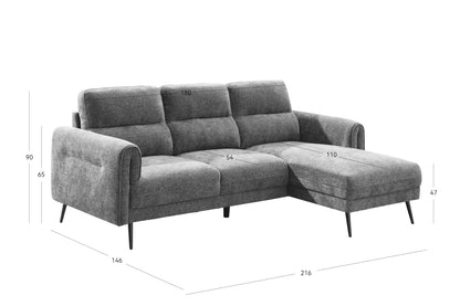 Oakmere Corner Sofa Beige Left Hand