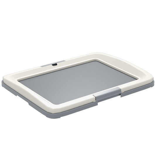 PawHut Dog Toilet Tray for Training Dogs, Dog Litter Tray for Indoor, Outdoor, 63 x 49 x 6cm