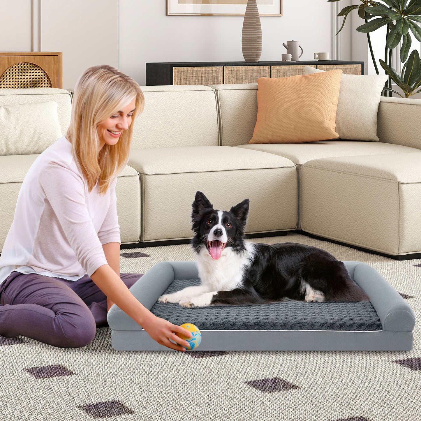 Orthopedic Foam Dog Bed L Sized Large Pet Bed-XXL