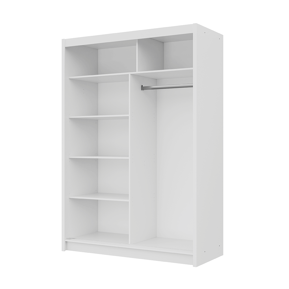 Oak Sonoma Mirrored Sliding Door Wardrobe 150cm – MAYFAIR