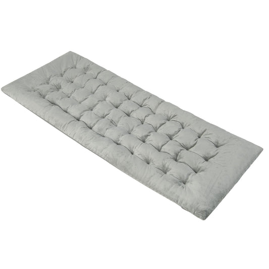 Outdoor Camping Cot Pads Crystal Velvet Sleeping Pads Mattress-Grey