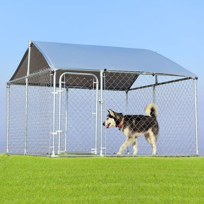 Outdoor Pet Playpen with All Weather Roof and Door